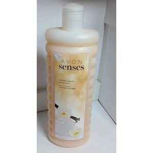 Avon Senses Vanilla Cream Bubble Bath Soak 24 Fl. Oz. Brand New